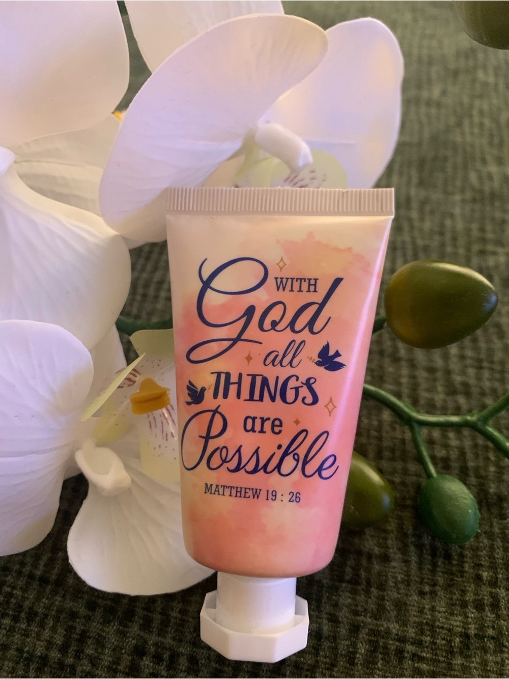 Hand & Foot Cream Tube — Pink Inspirational Design